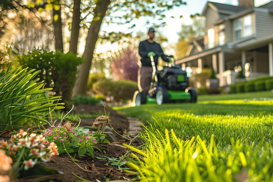 small grass mower