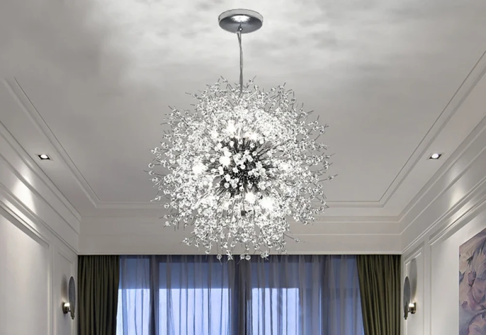 globe chandelier dining room